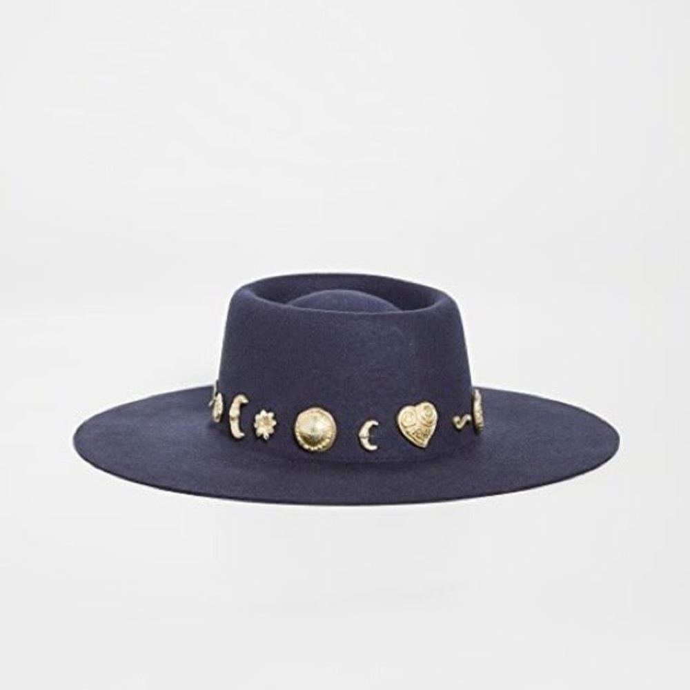 Lack of Color Cosmic Boater (navy)